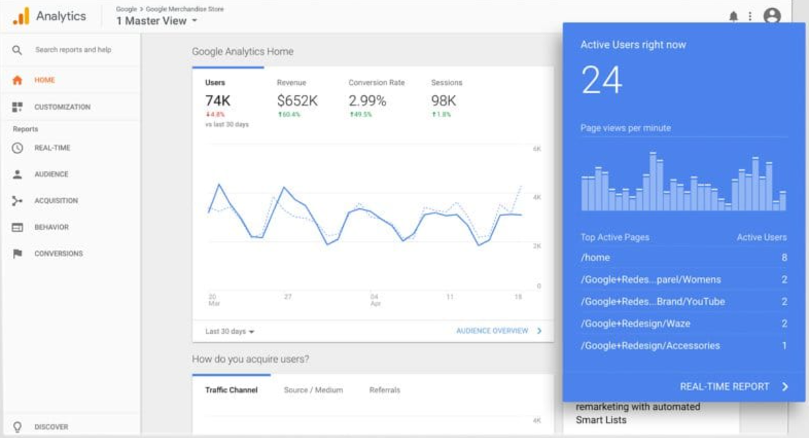 screenshot of Google Marketing Platform